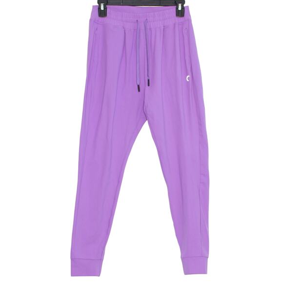 NEW Zyia Jogger Confluence Pull On Athleisure Minimalist Lounge Purple Large - Picture 1 of 5